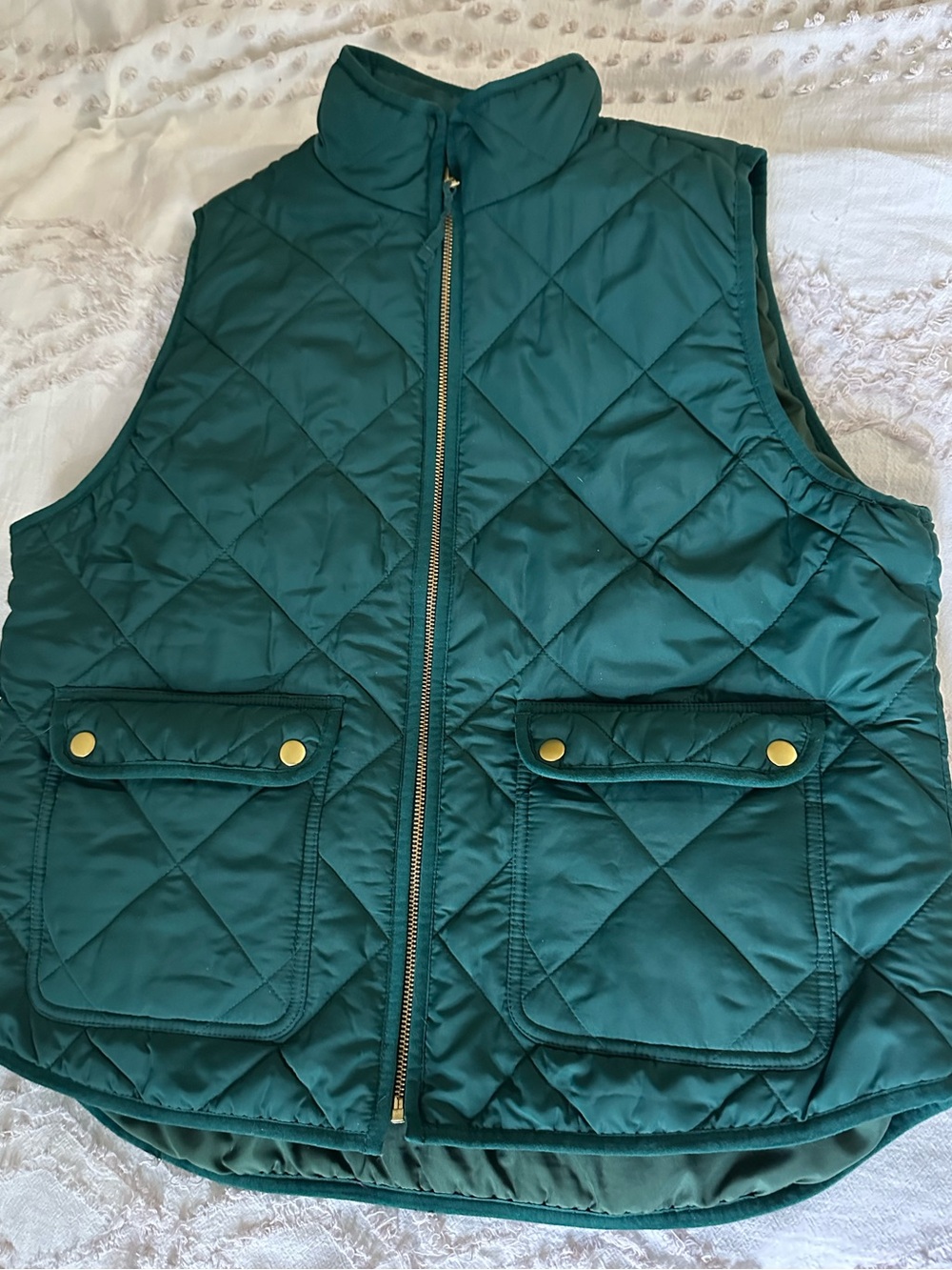 JCrew Excursion Quilted Vest Size Large